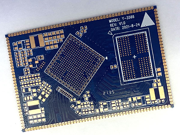 六层一阶HDI半孔电路板